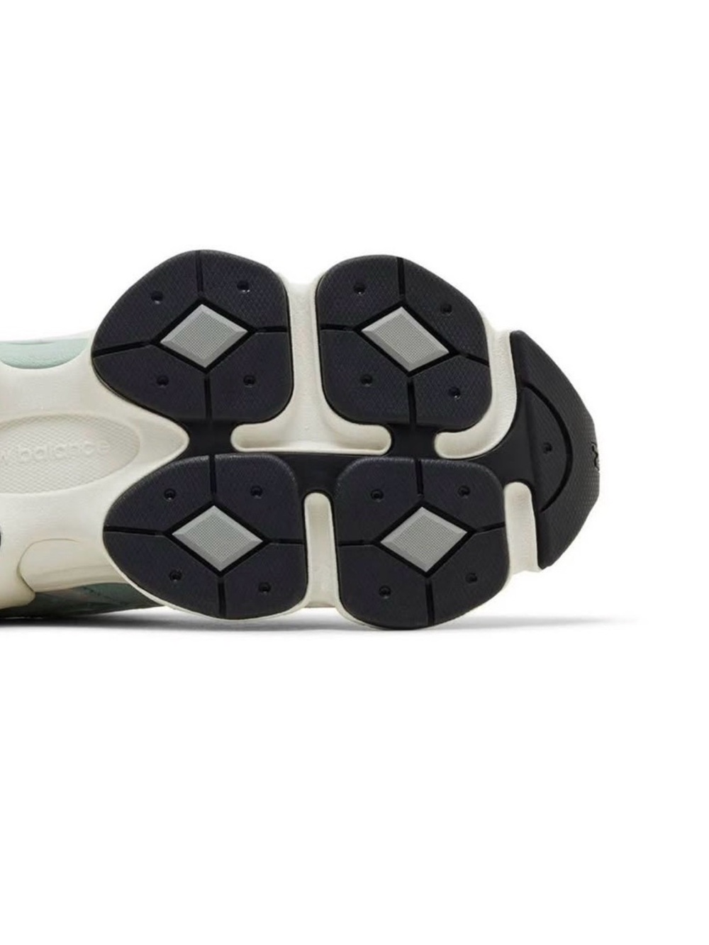 New Balance Women's Mint Teal Cream Running Sneakers - Picture 7 of 9